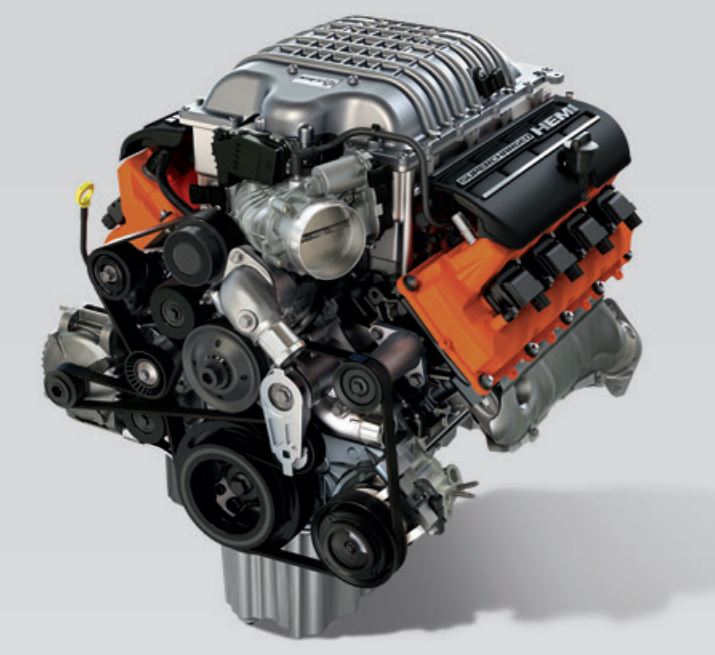 Hellcat Crate Engine 6.2 L Supercharged HEMI V8 – 707 hp