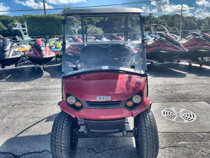 buy Liberty Elite lithium golf car flame red