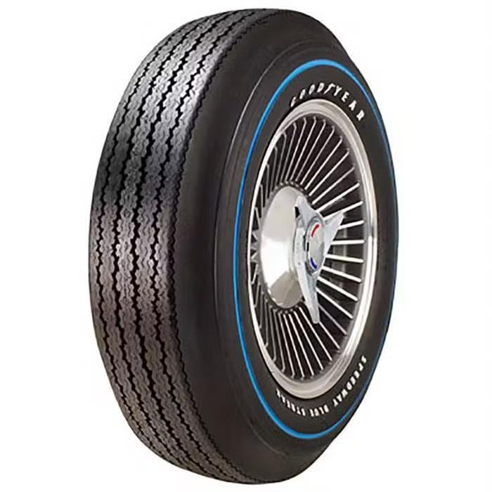Kelsey Tire CC3E4 Speedway Blue Streak Blue Stripe Tire, 775/15