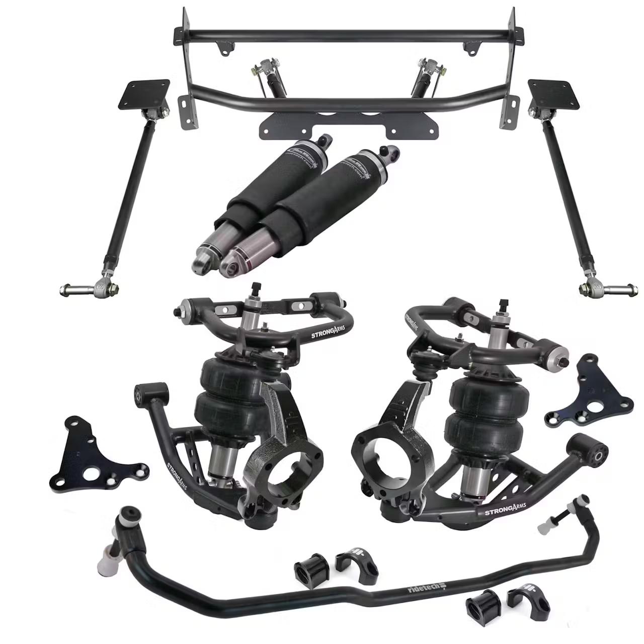 RideTech 11260295 HQ Air Suspension Kit w/ Spindles, 73-74 Nova