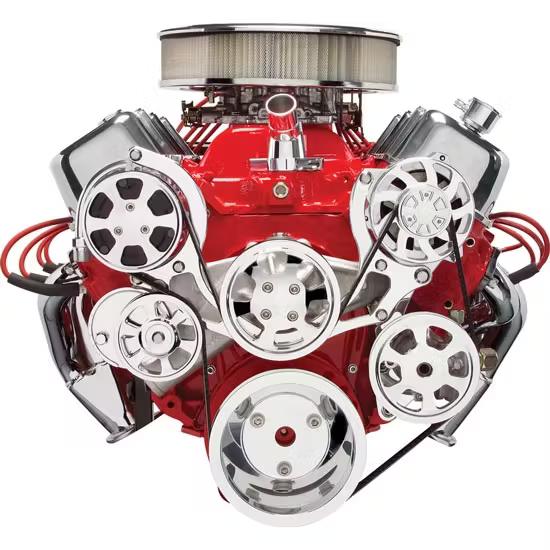 Billet Specialties 14220 Tru Trac Serpentine Systems - B/B Chevy