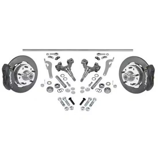 Plain Chevy Wilwood Front Brake & Cross Steering Kits, 48 Inch Axle