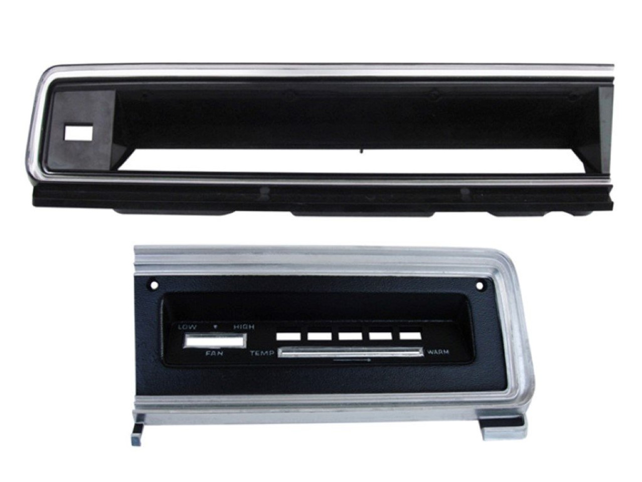 316-D68ACKIT Mopar 1967-69 Dodge Dart Standard Dash Bezel Kit (AC)