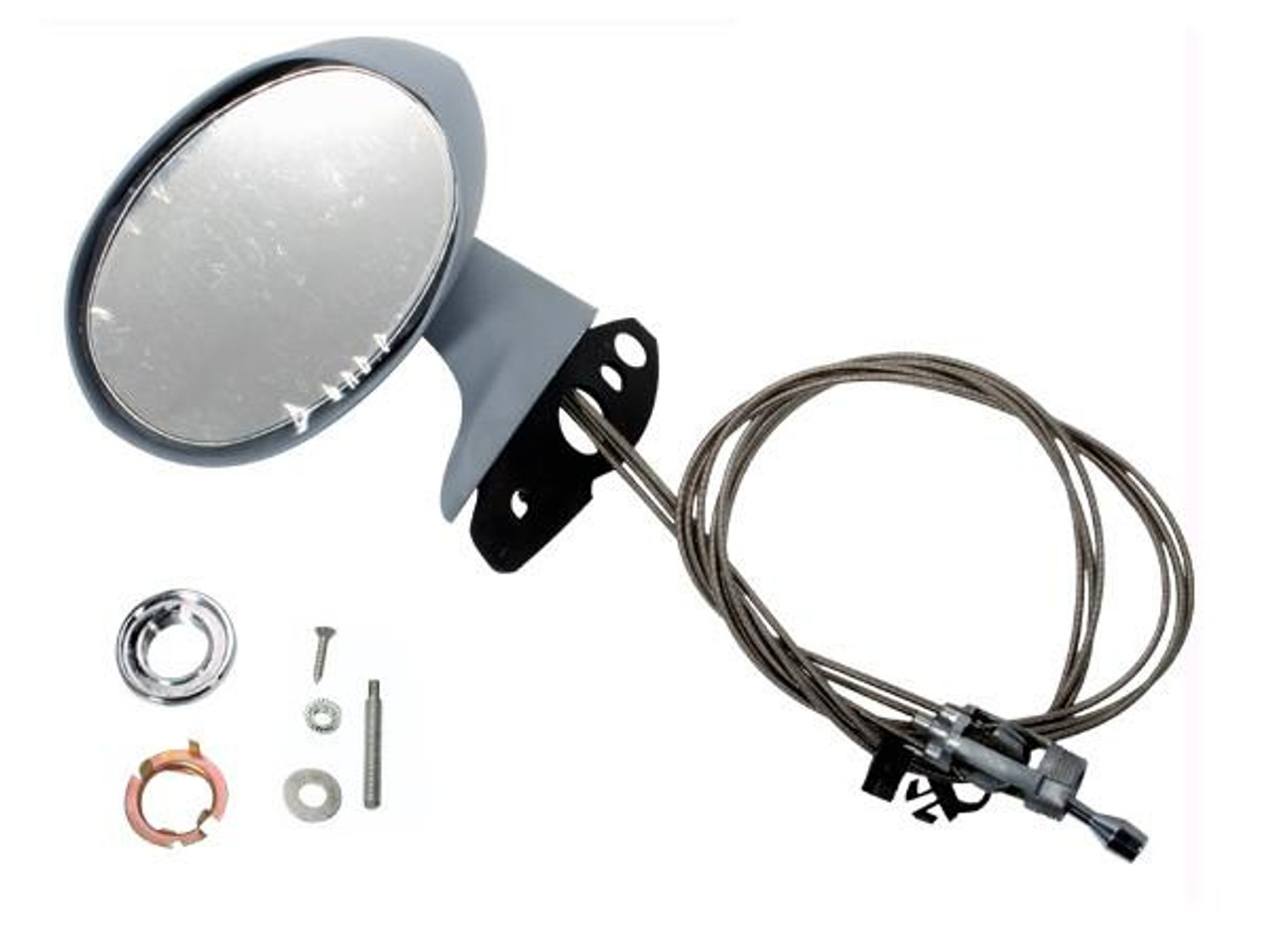 284A-LHPR Mopar 1970 A-body Painted LH Remote Mirror