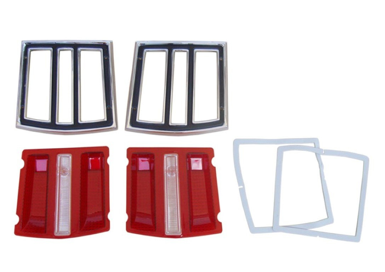 366-68BLKIT Mopar 1968 Dodge Dart Taillight Kit