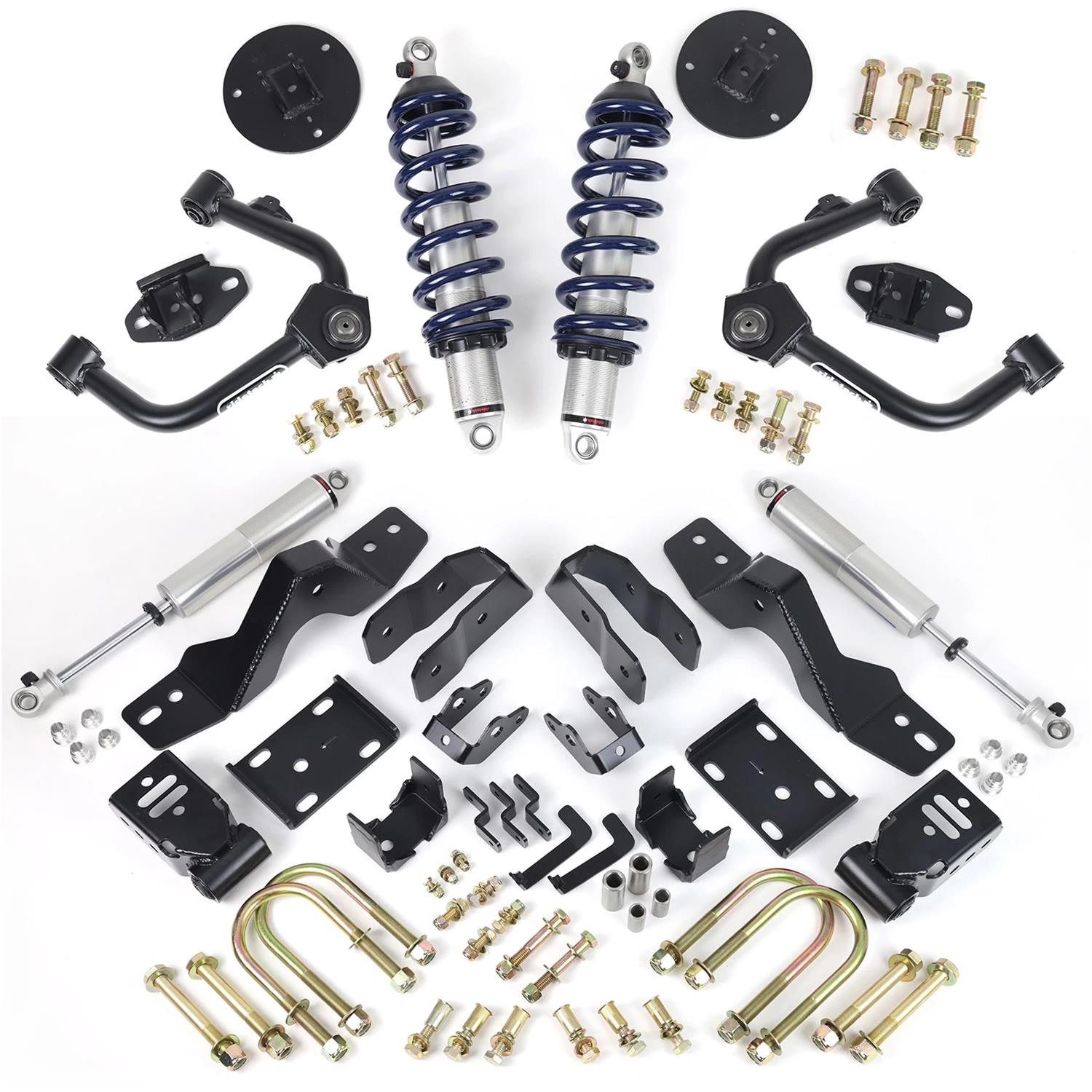RideTech 2019-23 Silverado/Sierra 1500 Suspension Lowering Kits 11720115